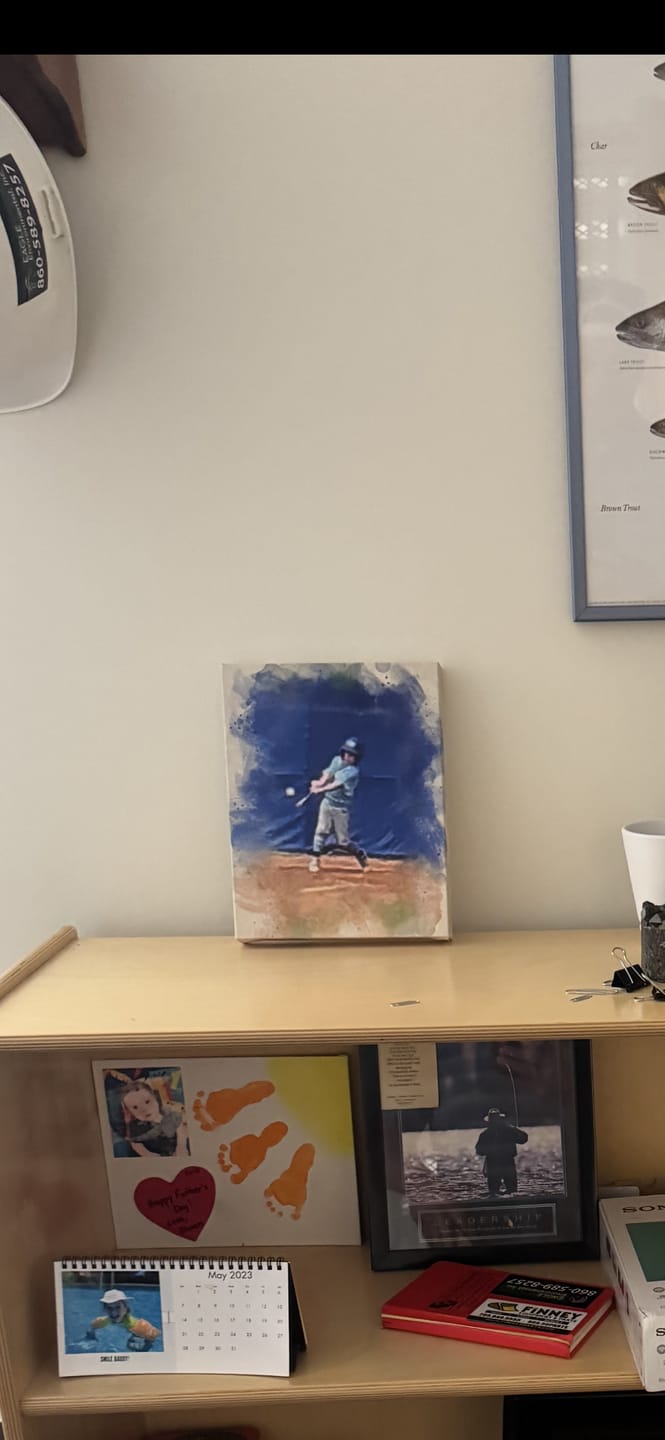 Customer photo review of Personalized Sports photo Painting