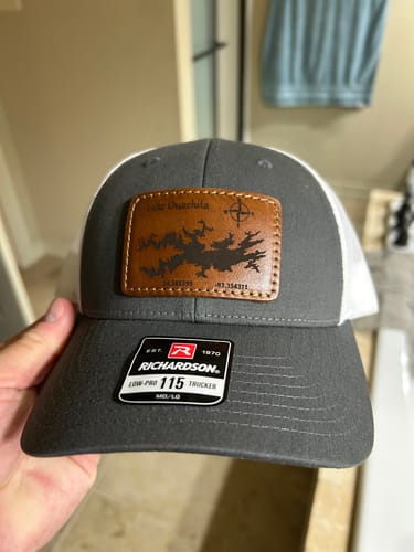 Customer photo review of Richardson 115 Custom Leather Patch Hat