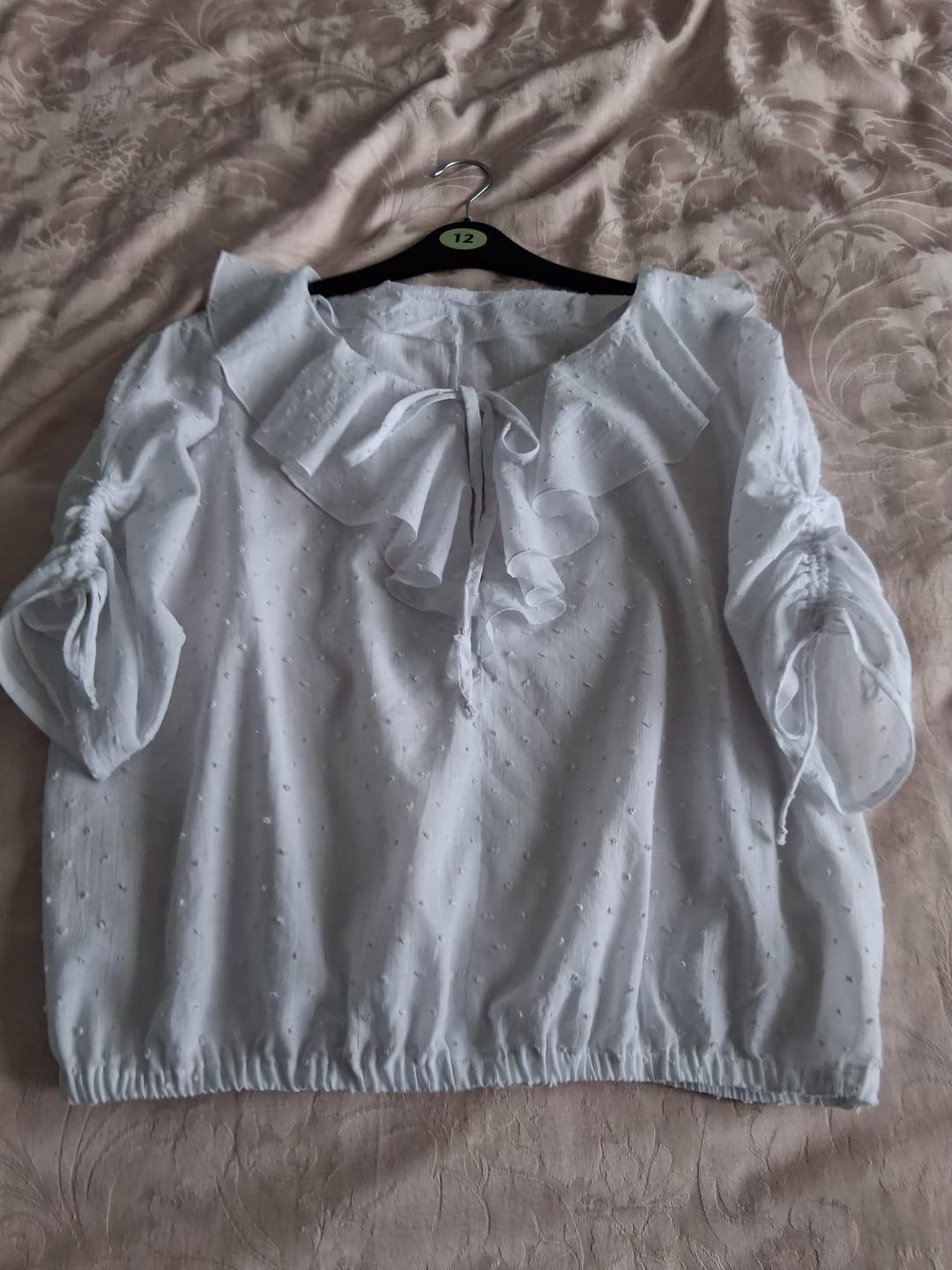 Customer photo review of Dobby Spot Cotton Fabric