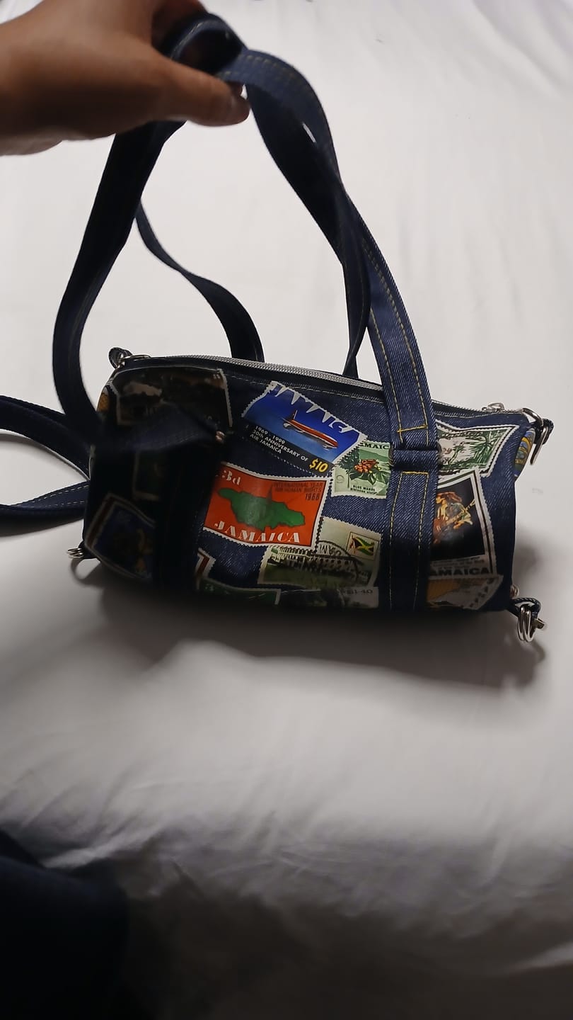 Customer photo review of Jamaican Postage Mini Duffle [Denim]