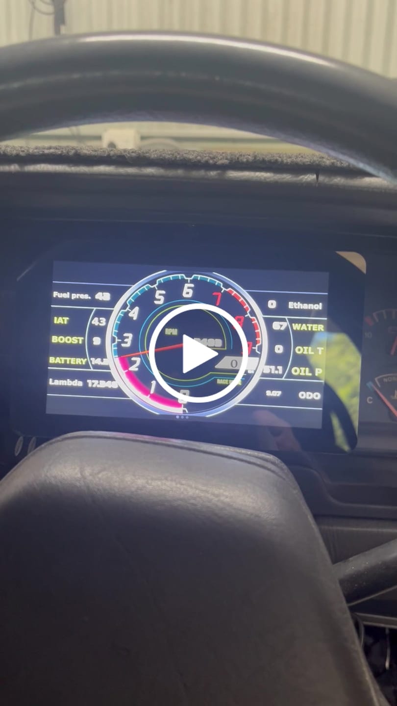 Customer video review of PowerTune Digital Dash V5 (optional GPS)