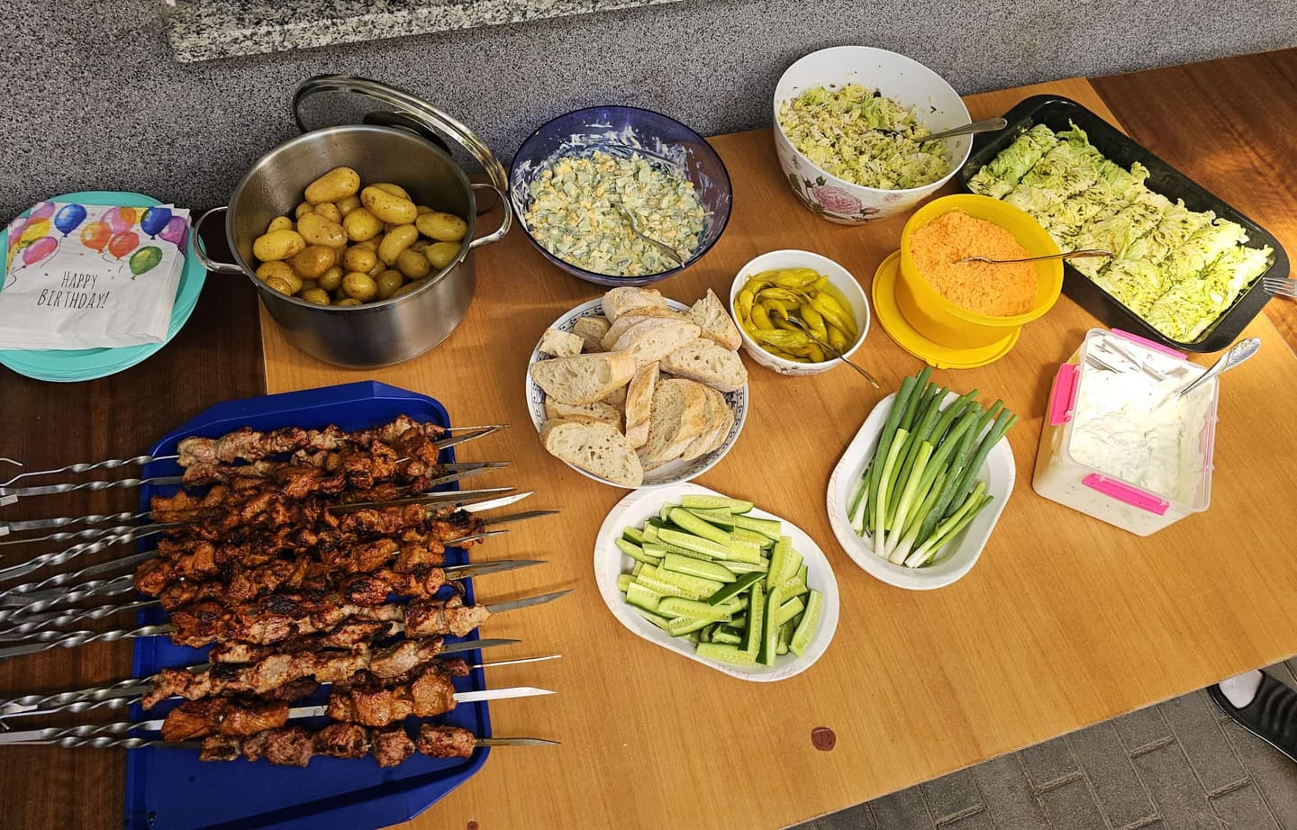 Customer photo review of Schweine-Schaschlik BBQ – süß-rauchige Marinade mit Honig | mySchaschlik