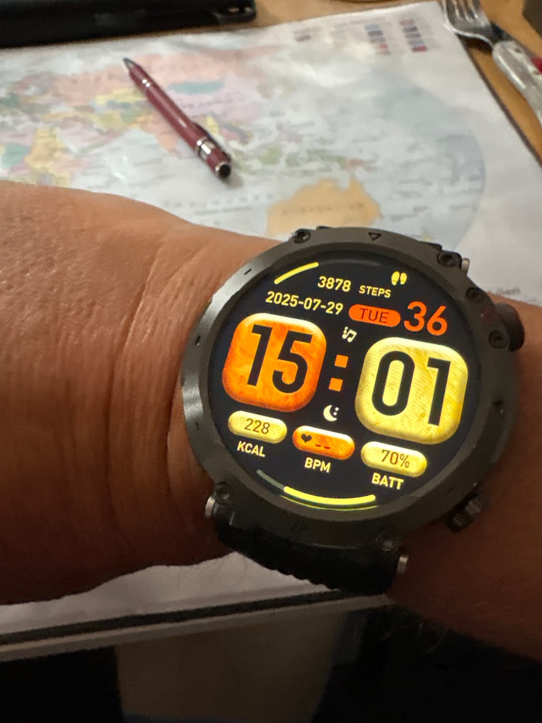 Customer photo review of STONE – Die stabilste Smartwatch mit 21+ Tagen Akkulaufzeit