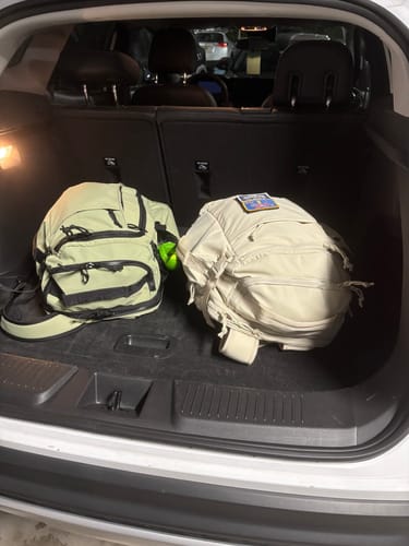 Customer photo review of Blast Travel Backpack