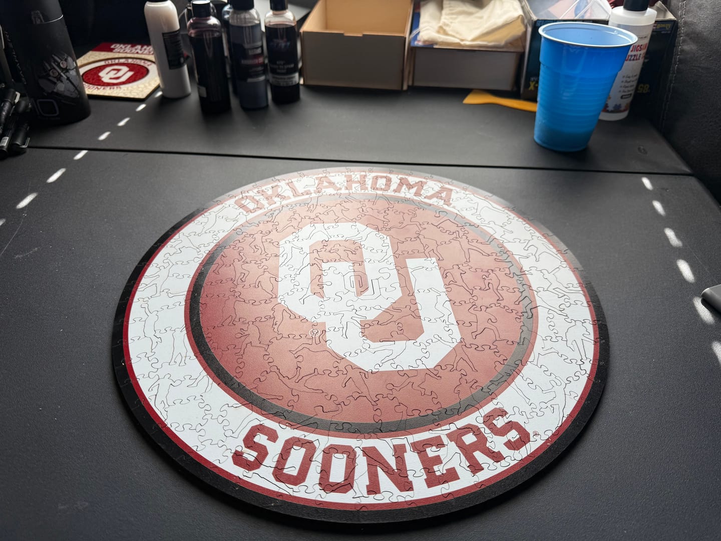 Customer photo review of University of Oklahoma - Wooden Puzzle
