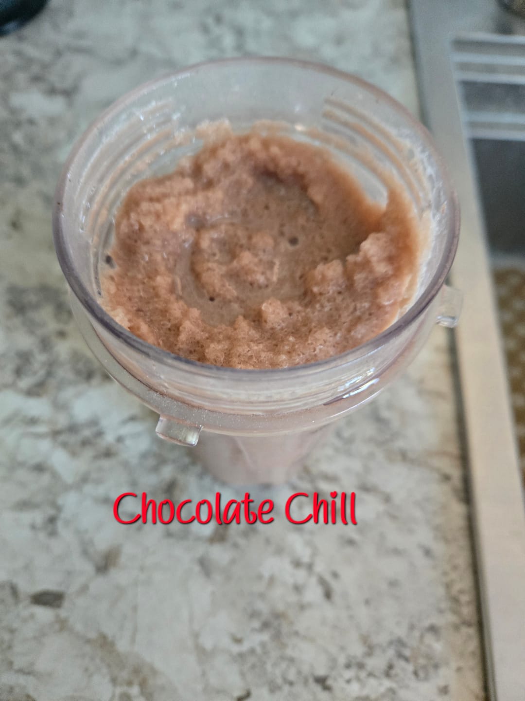 Customer photo review of Chocolate Chill Mint Shake