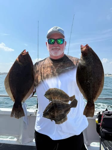 Customer photo review of Maxcorners Flounder Tournament Fishing Customize Name