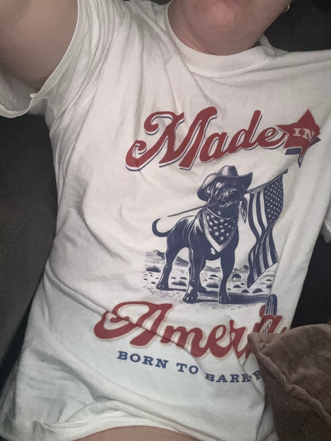 Customer photo review of Cane Corso Made In America Shirt