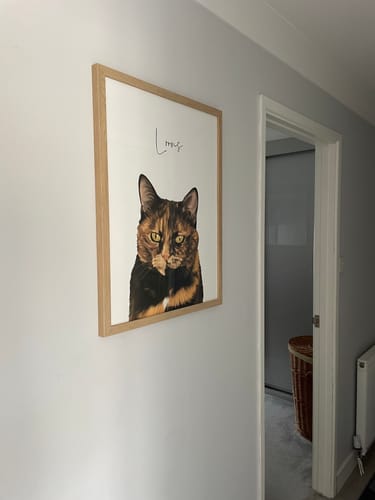 Customer photo review of Detailed Pet Portrait