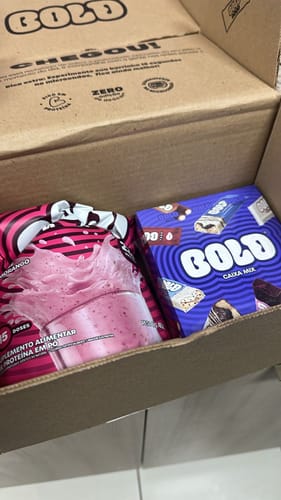 Customer photo review of BOLD WHEY MOUSSE DE MORANGO (450g)