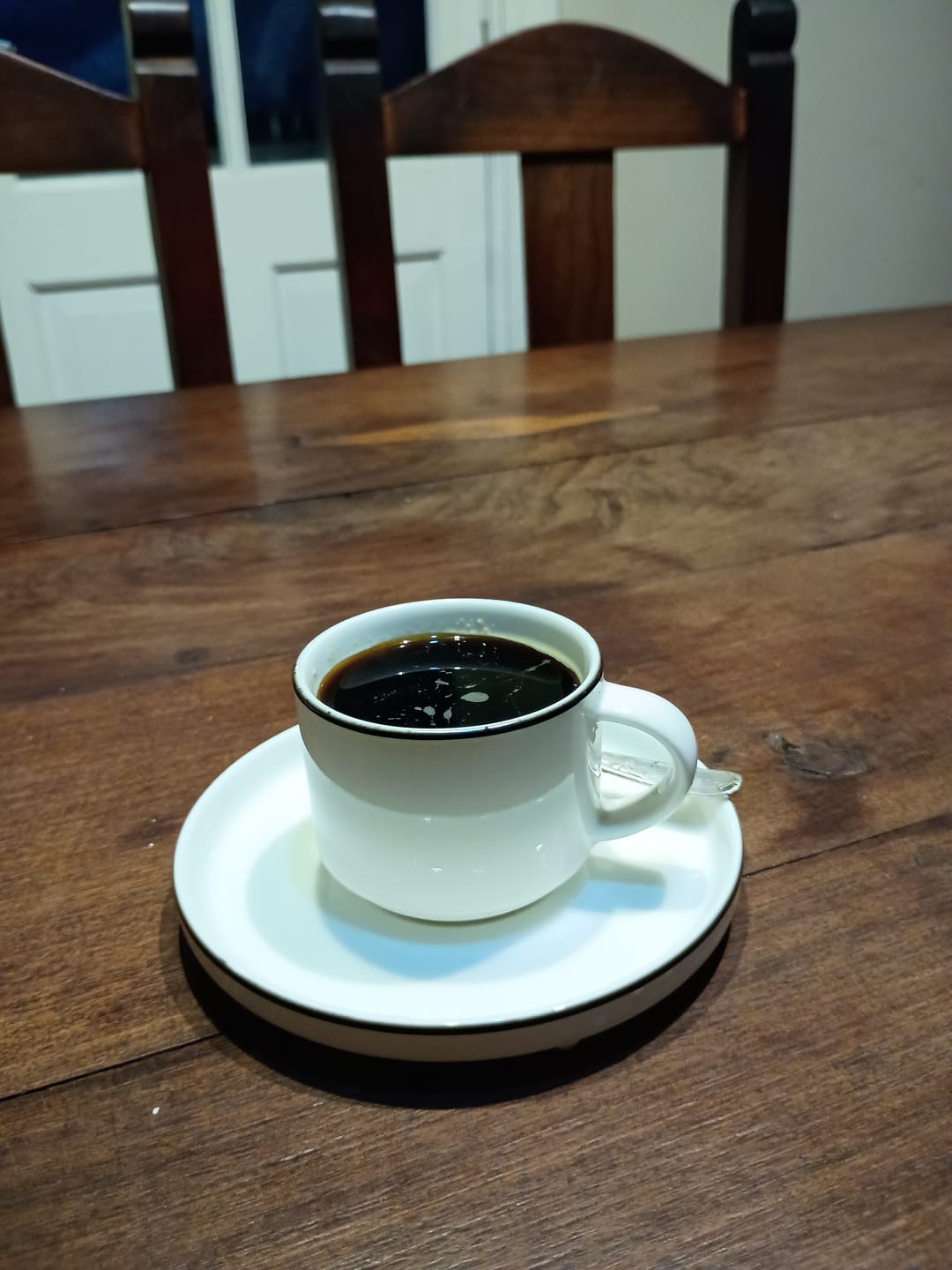 Customer photo review of Set Macchiato Sakura White & Black - Platito + Pocillo 80 Ml
