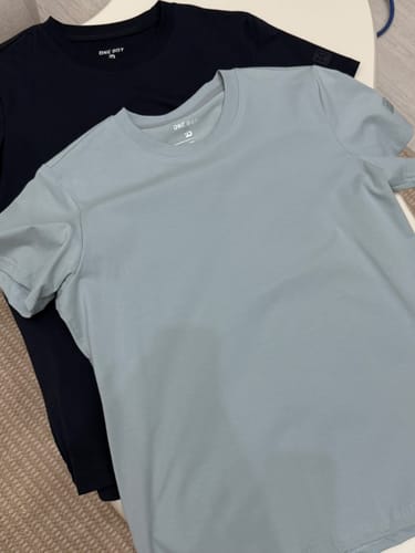 Customer photo review of 透氣吸濕柔軟滑順祕魯棉冰棉T恤2.0