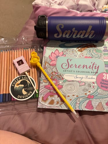 Customer photo review of Fuzzy Loon Fan Box | Quarterly Subscription