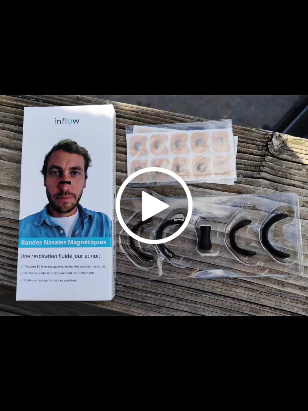 Customer video review of Kit de Bandes Nasales Magnétiques