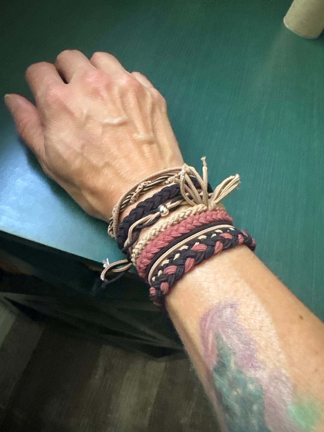 Customer photo review of Boho Hair Ties
