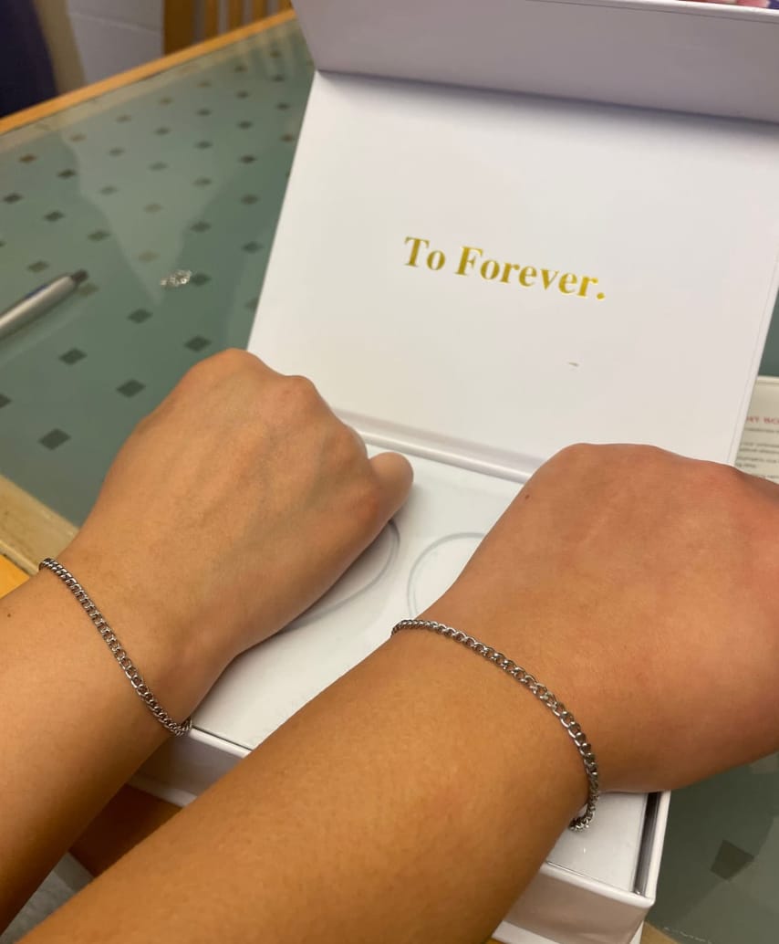 Customer photo review of Kit Bracelets Permanents Éternel