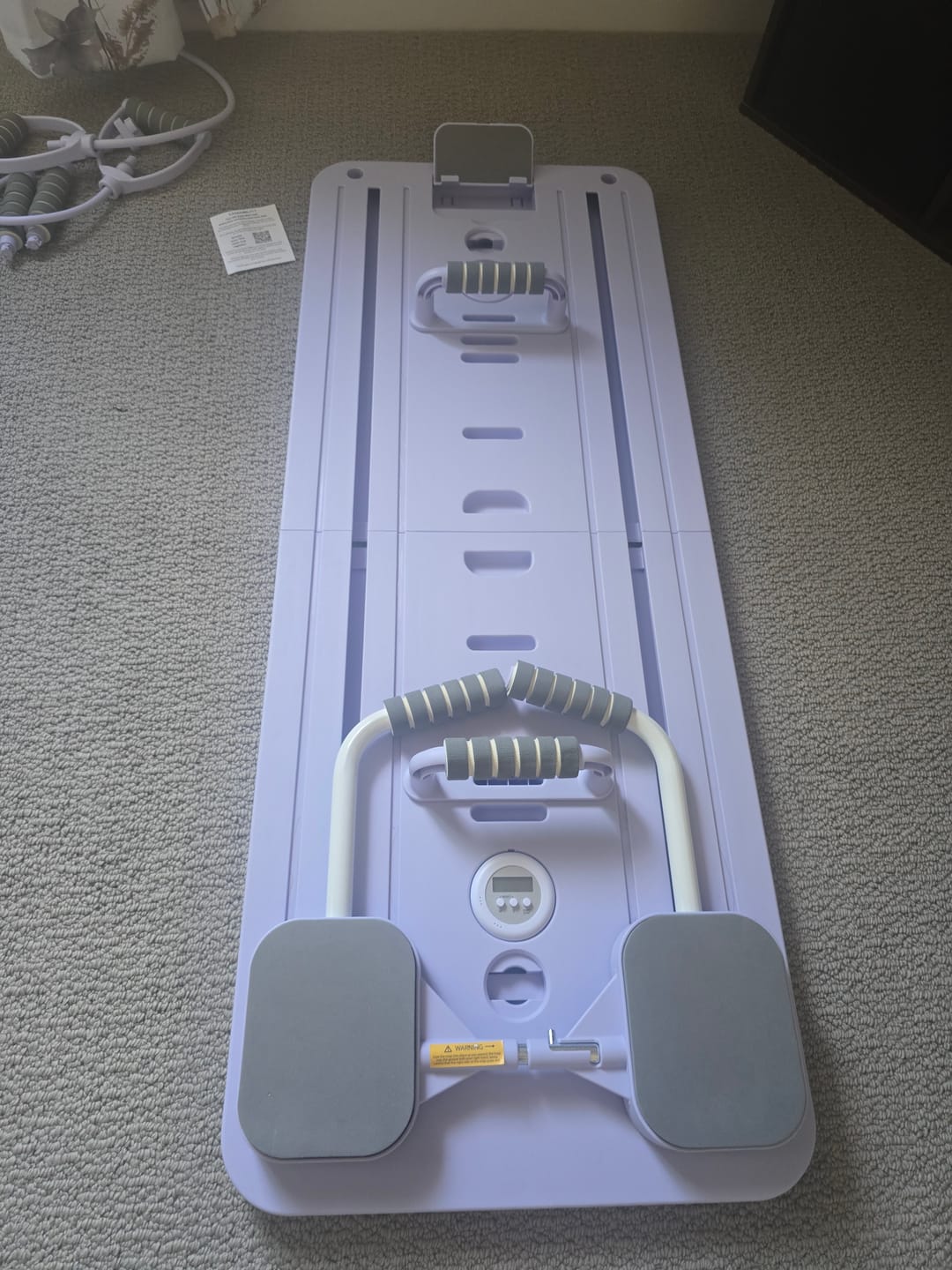 Customer photo review of Pilates Reformer Set