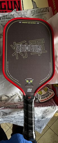 Customer photo review of The Shogun 16mm Pickleball Paddle - Imperial Edition