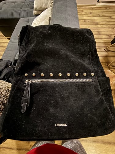 Customer photo review of Mochila Efecto Gamuza Boho