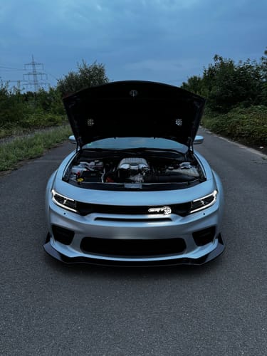 Customer photo review of SRT Hellcat LED Emblem Badge: (Multicolor)