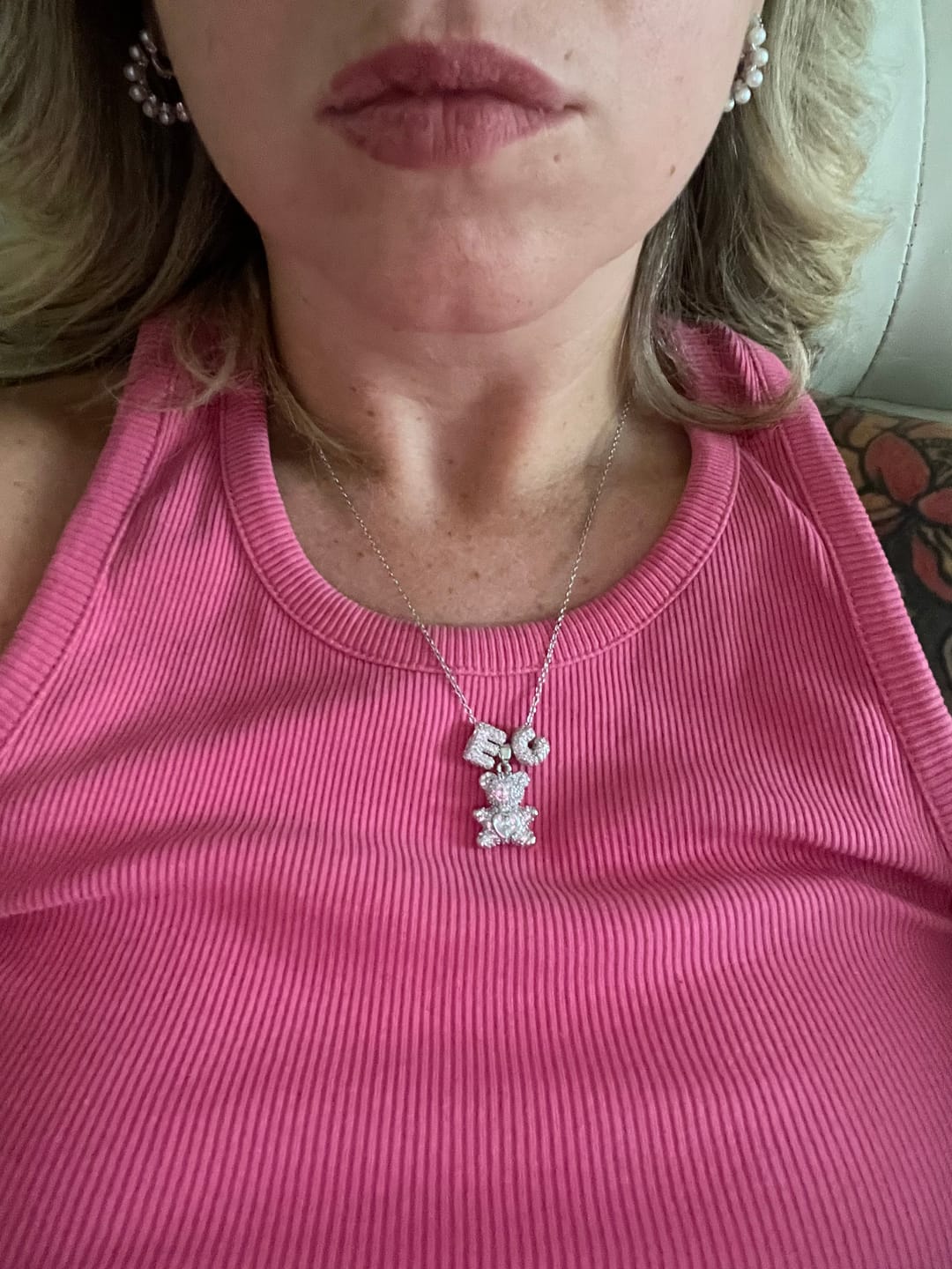Customer photo review of Collana Teddy Mama