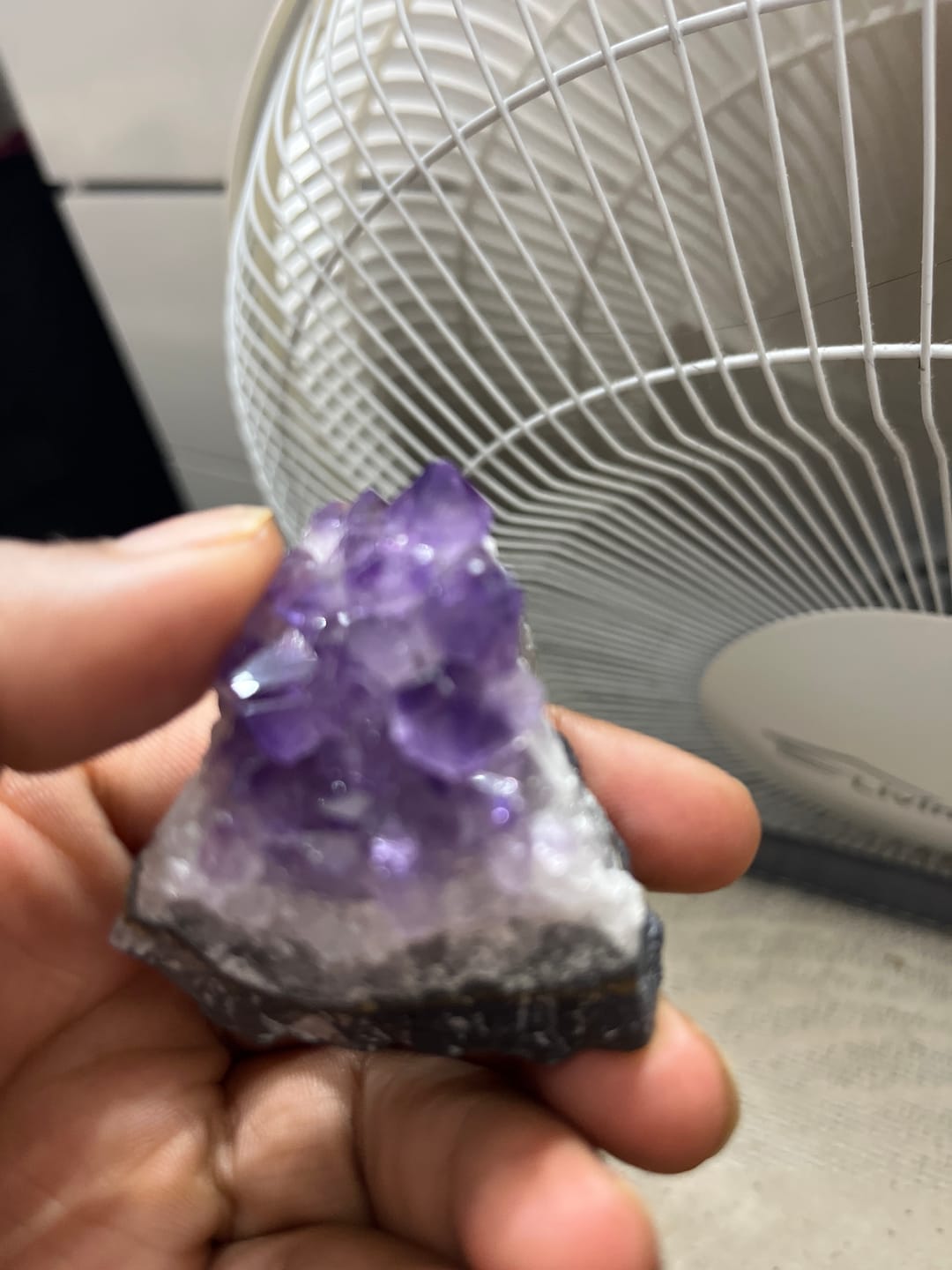 Customer photo review of Amethyst Crystal Cluster