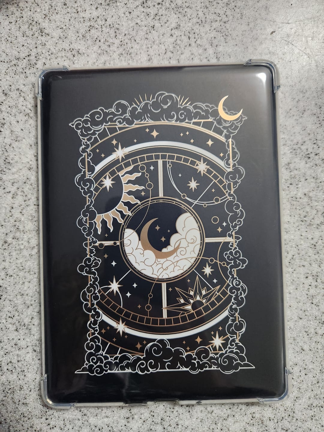Customer photo review of Otherworldly Black - Kindle Sticker Insert