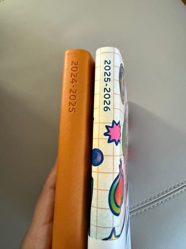 Customer photo review of Weekly 2025-2026 Mid-Year Planner - Fruit for Thought