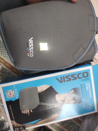 Customer photo review of Arm Pouch Sling (Mild Support)| Provides Support to the Shoulder & Arm (Grey)