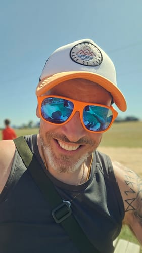 Customer photo review of Wasted Weekends Sustainable Sunglasses