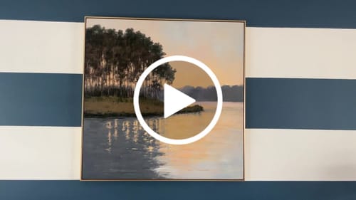 Customer video review of Modern Abstract Painting #ABLS52