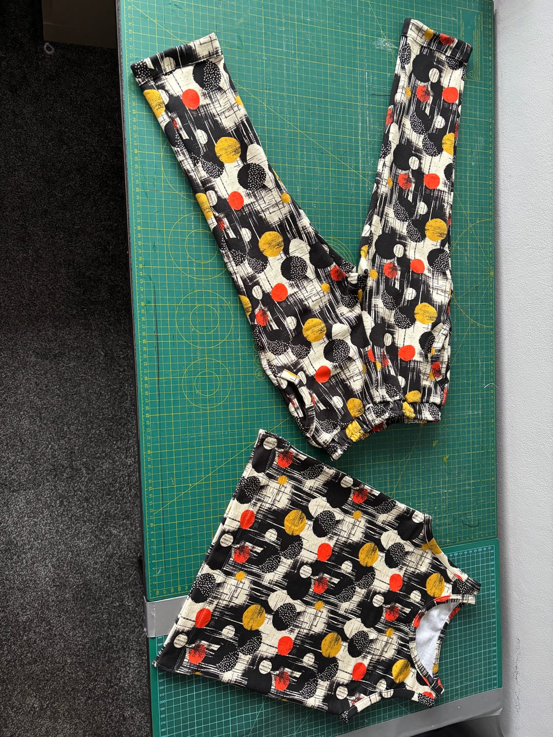 Customer photo review of Retro Rounds French Terry Fabric
