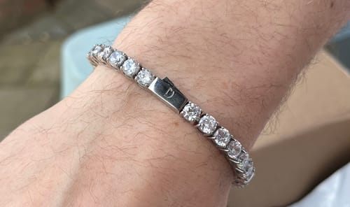 Customer photo review of TENNISBOY BRACELET. - 5MM
