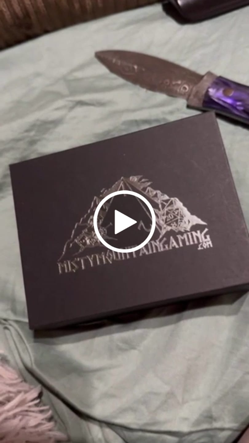 Customer video review of Diamond Prism Multifaceted Glass Dice Set