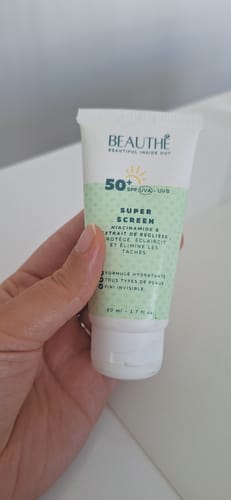 Customer photo review of Super Screen - SPF 50+