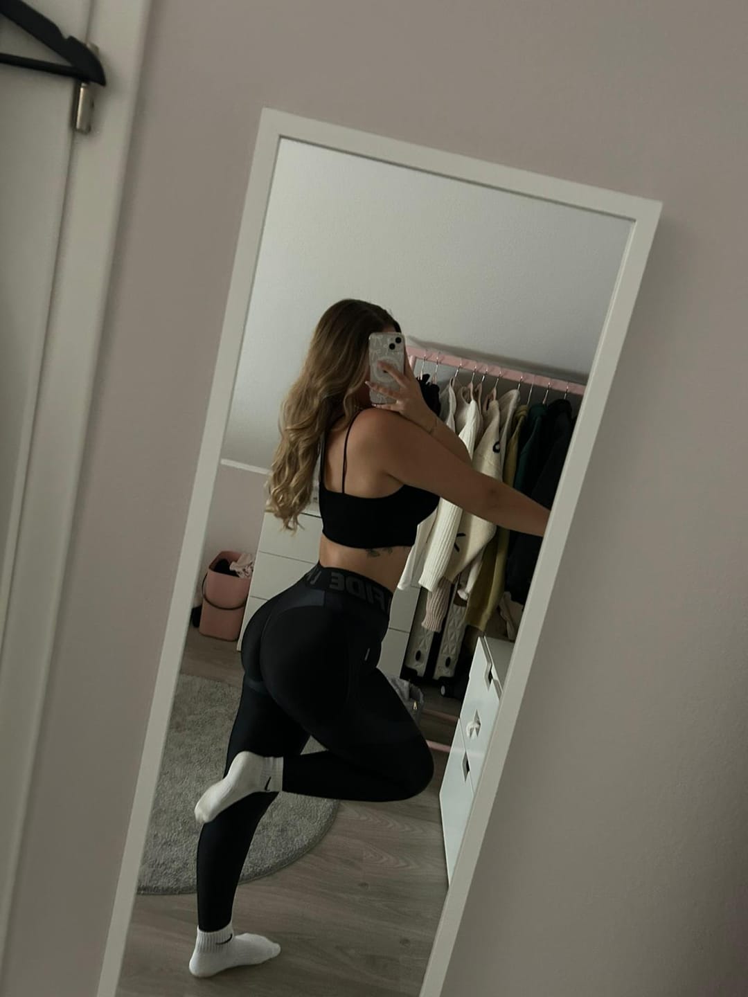 Customer photo review of Leggings Extra Sex Push-Up LYC Black Skin