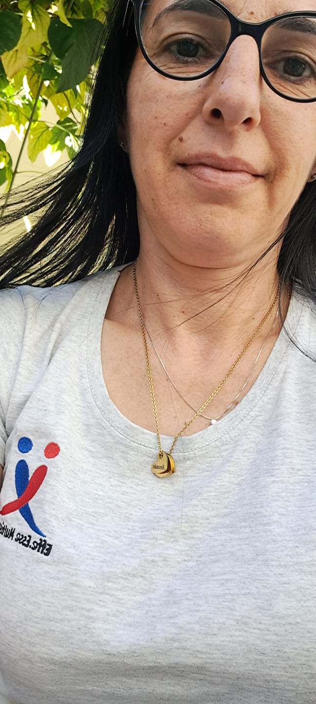 Customer photo review of Collana Cuoricini con Nomi Incisi ✦ Cuori di Mamma