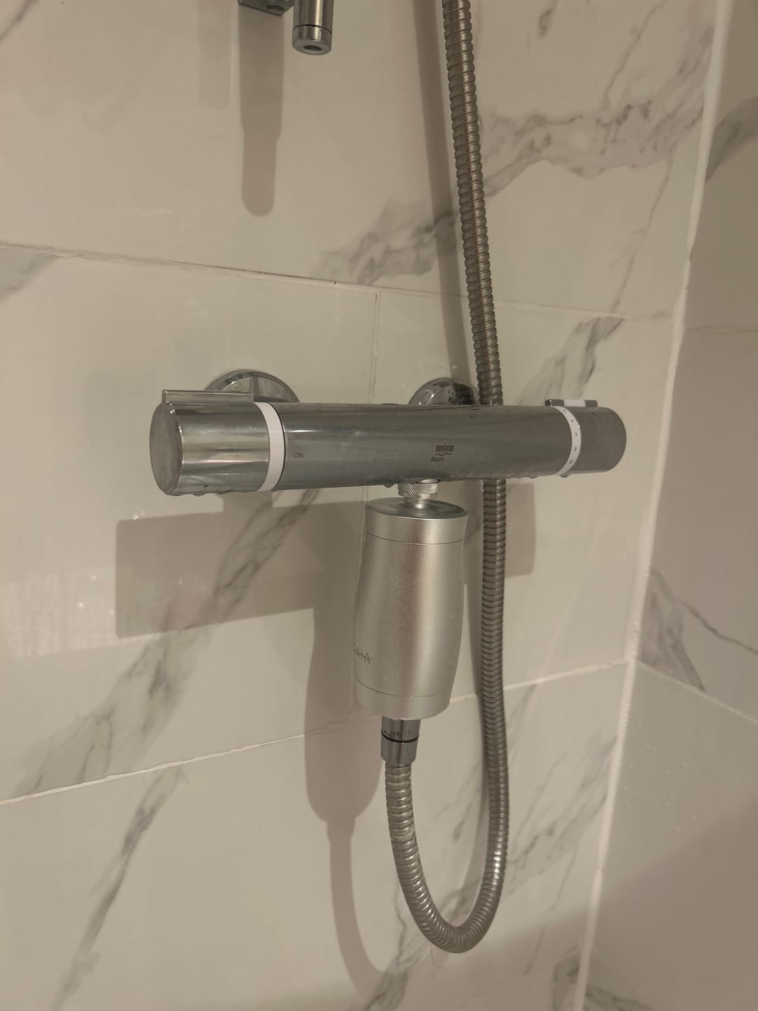 Customer photo review of The Gaia Shower Filter