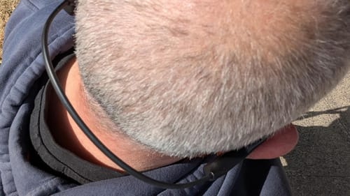 Customer photo review of Tayogo W26 Waterproof Bone Conduction Headphone Bluetooth +32GB of MP3 Player