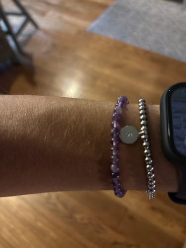 Customer photo review of AMETHYST- ACCENT BRACELET