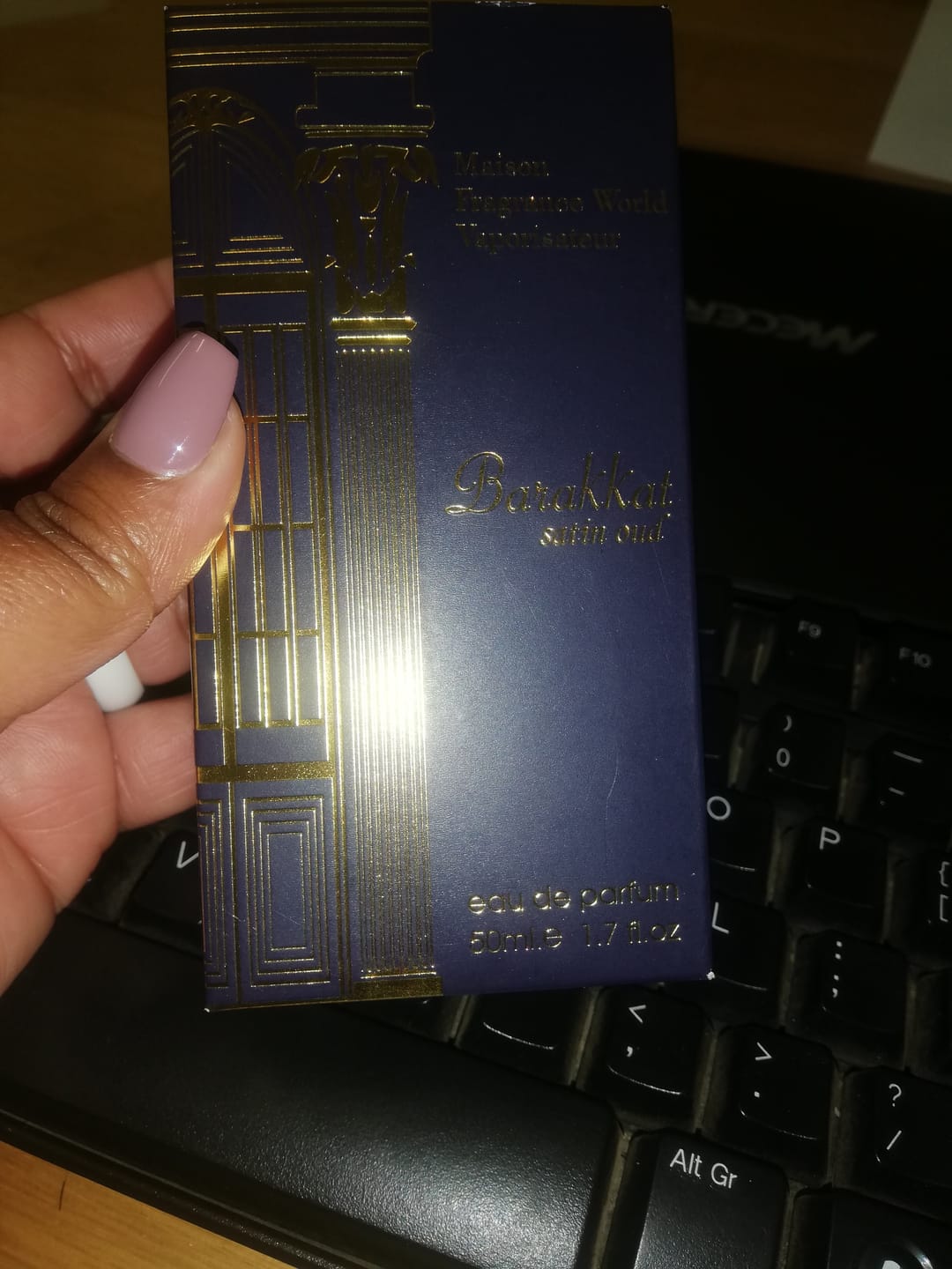 Customer photo review of Barakkat satin Oud 50ml