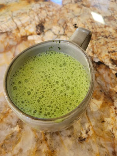 Customer photo review of Ceremonial Grade Matcha Green Tea Leaf