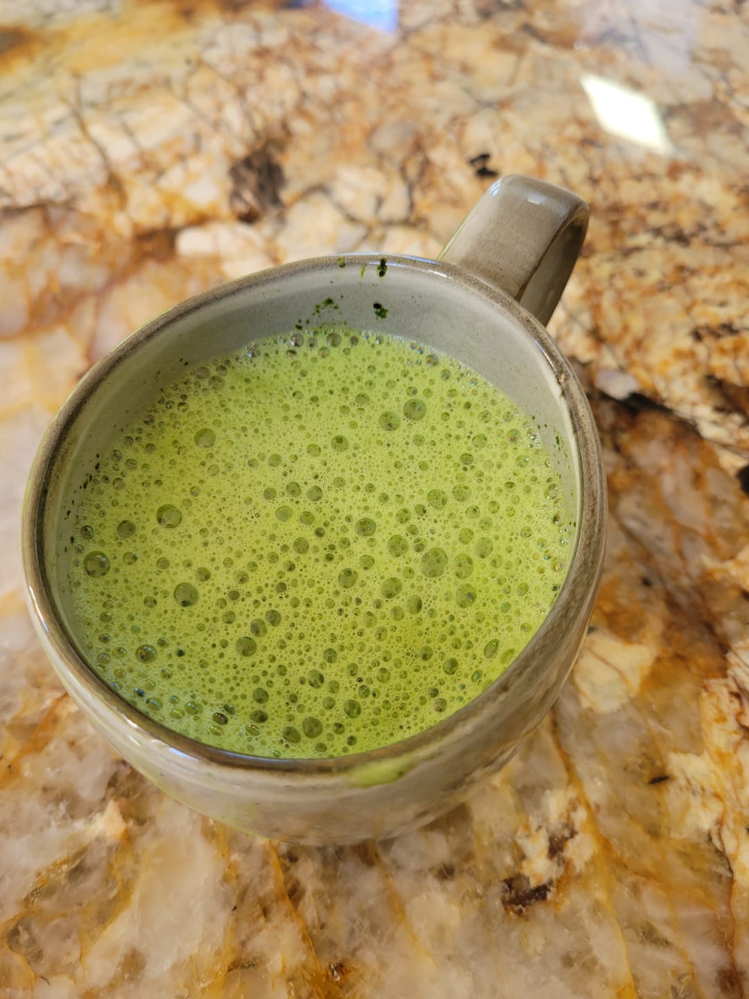 Customer photo review of Ceremonial Grade Matcha Green Tea Leaf