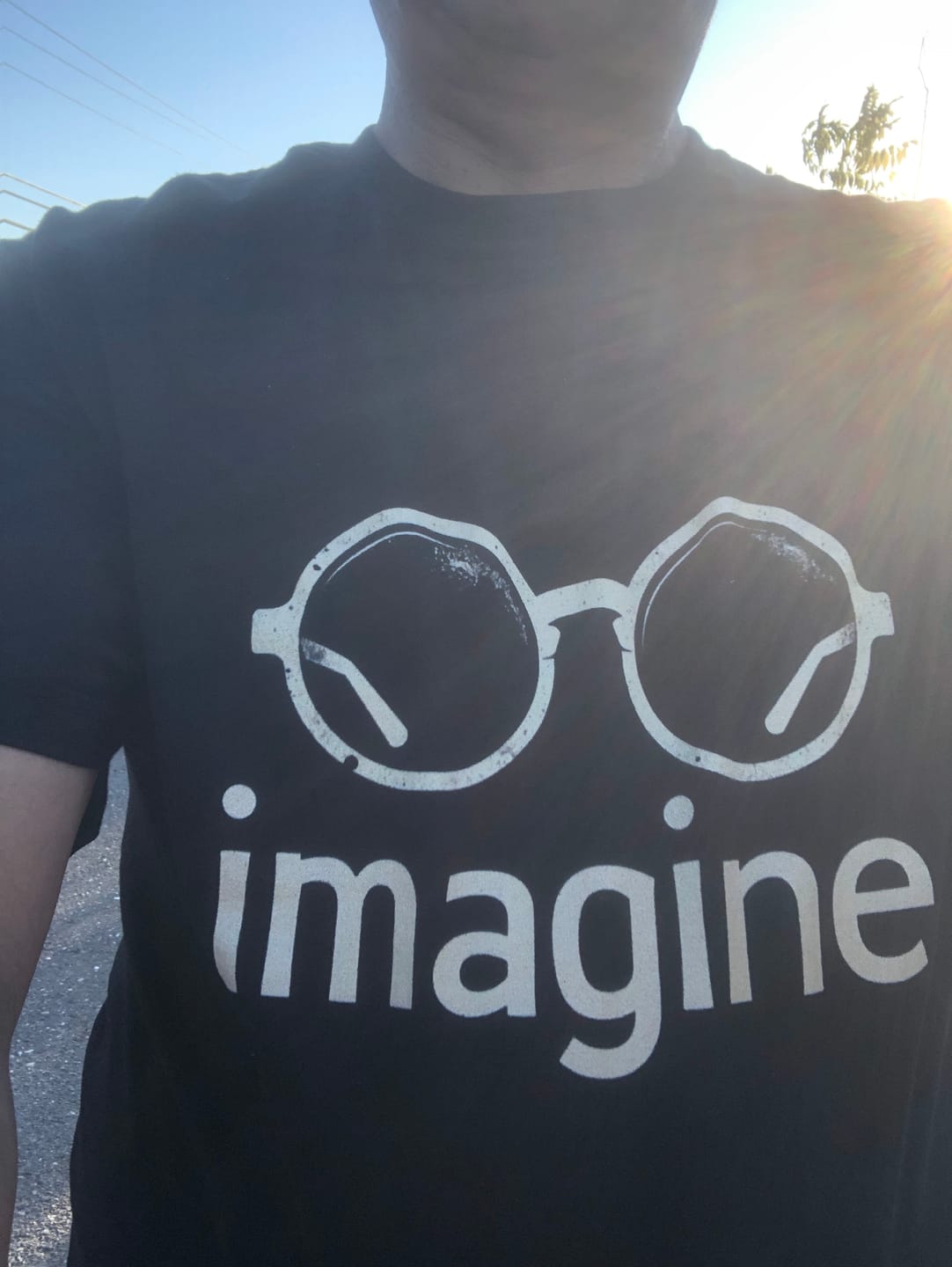 Customer photo review of Imagine T-Shirt