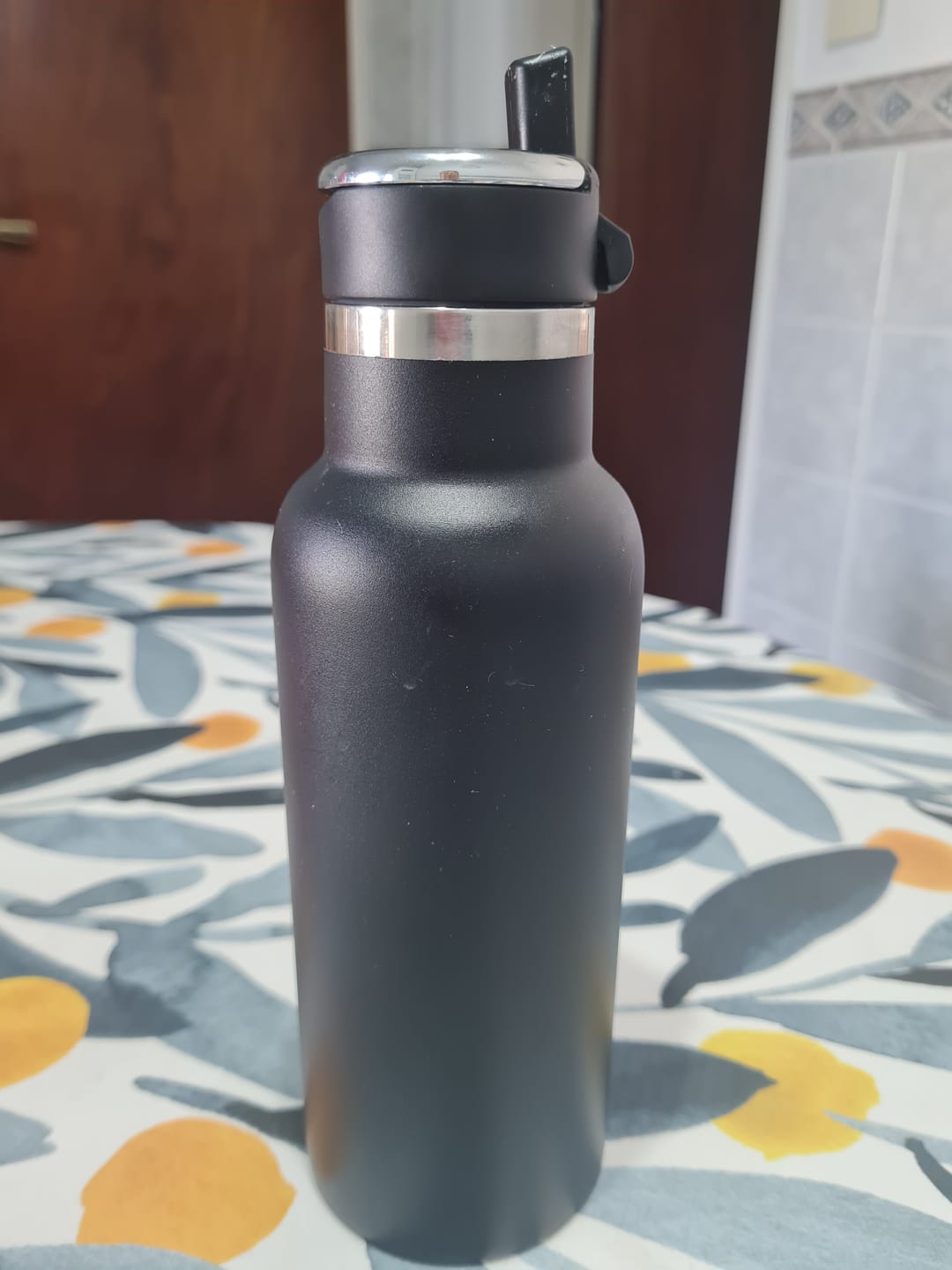 Customer photo review of Botella Térmica Sakura Acero Inoxidable 500 Ml Negra Mate