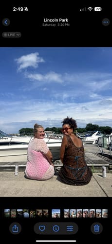 Customer photo review of [Pre-order] Multi-Tie Bikini Top - Mocha