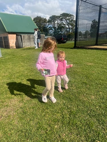 Customer photo review of SOHLS® Active Velcro Toddler Shoe – Dusty Rose