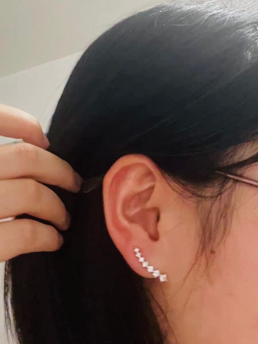 Customer photo review of Keira Earrings