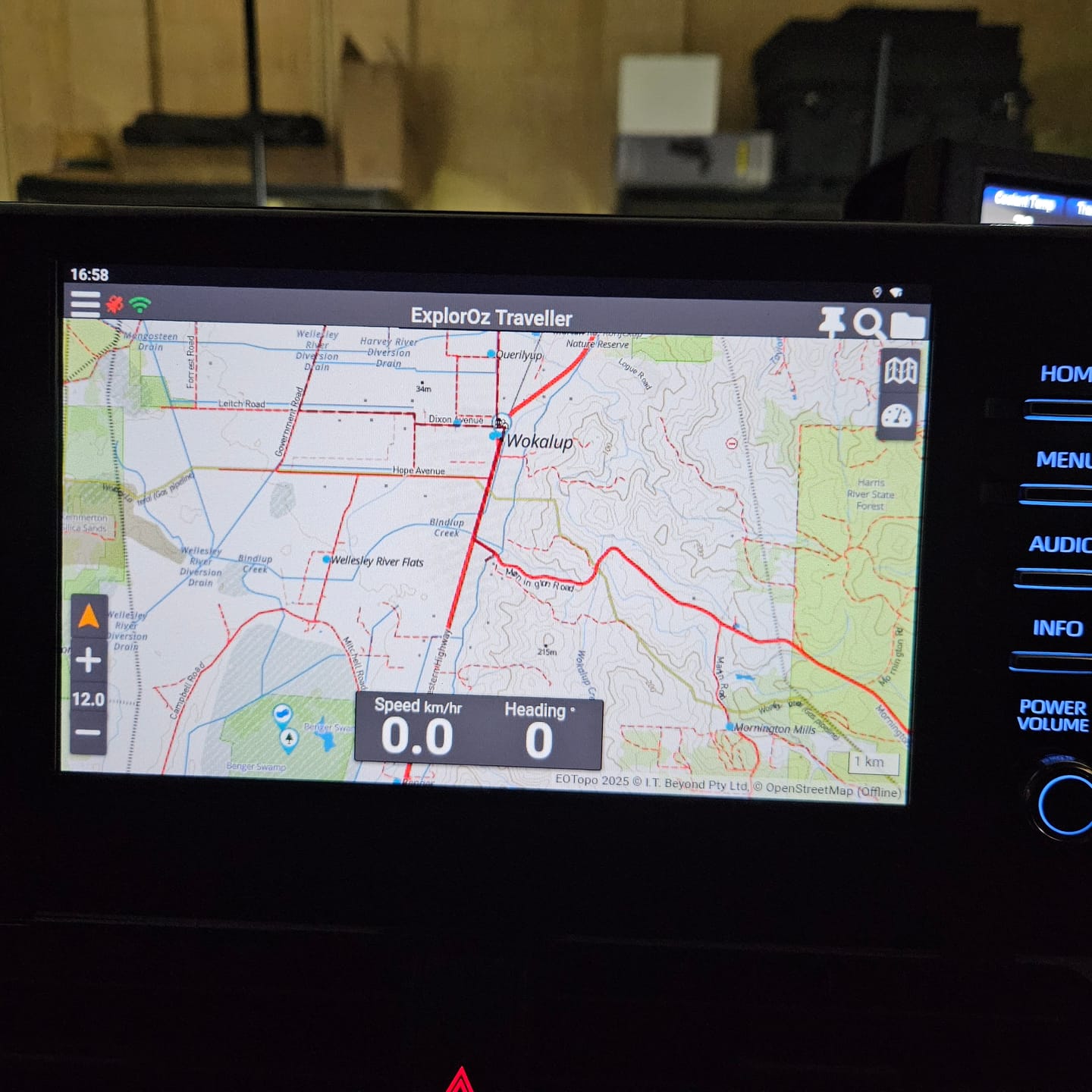 Customer photo review of Smart World App2Car adapters for ExplorOz Traveller app -  enable maps and navigation in your motor vehicle