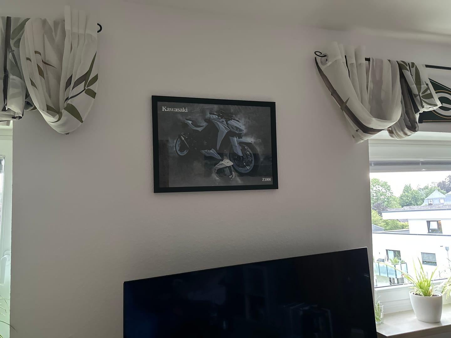 Customer photo review of Dein Motorroad als Aquarell Poster | Geschenk für Motorradfahrer